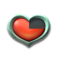 Icon of three Pieces of Heart assembled from Echoes of Wisdom