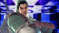 Kazuya Mishima dressed as Link in Tekken Tag Tournament 2: Wii U Edition