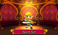 Link posing after donning the Sword Suit