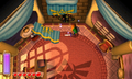 Zelda's room with a portal to Lorule