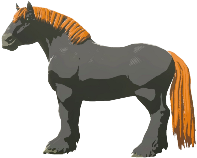 File:BotW Giant Horse Model.png