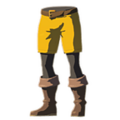 Trousers of the Wild with Yellow Dye