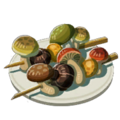 Copious Mushroom Skewers icon from Hyrule Warriors: Age of Calamity