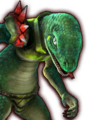 Icon of a Lizalfos from Hyrule Warriors