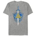 The Legend of Zelda - Iconic Mosaic T-shirt Athletic Heather.png