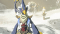 Revali and the Great Eagle Bow in the "Champion Revali's Song" Recovered Memory from Breath of the Wild