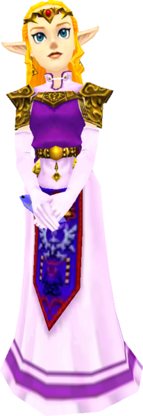 File:OoT3D Princess Zelda Model 2.png