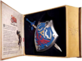 The Master Sword and Hylian Shield replicas