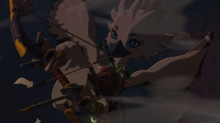 A screenshot of Tulin using his Power of Wind to fight in Gloom's Lair.