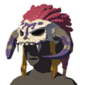 The Barbarian Helm with Purple Dye