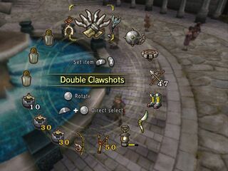 Inventory screenshot from Twilight Princess
