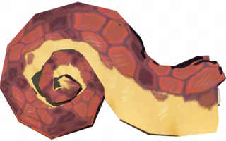 Fire-Breath Lizalfos Tail model from Tears of the Kingdom