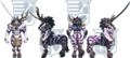 Turnaround of a Silver Lynel from Tears of the Kingdom