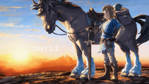 BotW Link and Horse Artwork.png