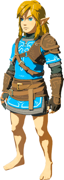File:TotK Champion&#039;s Leathers Model.png