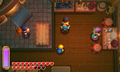 The Blacksmith's Forge interior in Lorule in A Link Between Worlds