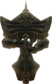 An inactive Mechanical Statue from Twilight Princess HD