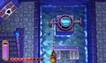 Link can change the water level in each room by rotating these structures from A Link Between Worlds
