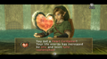 Link obtaining a Heart Container from Twilight Princess
