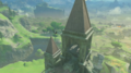 The rooftop of the Temple of Time from Breath of the Wild