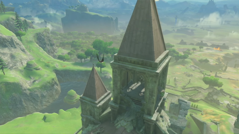 File:BotW Temple of Time Rooftop.png