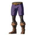 Trousers of the Wild with Purple Dye
