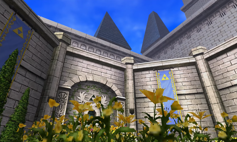 File:OoT3D Castle Courtyard.png
