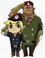 Concept art of Link wearing the Engineer's Clothes