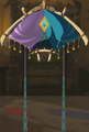 The Paraglider with the Sword-Spirit Fabric equipped from Tears of the Kingdom