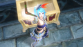 Lana obtaining the Boomerang in Hyrule Warriors