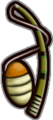 The icon for the Fishing Rod baited with Bee Larva from Twilight Princess HD