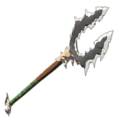 Icon for the Forked Lizal Spear from Hyrule Warriors: Age of Calamity