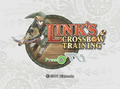 The Title Screen of Link's Crossbow Training
