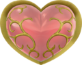 A Heart Container as seen in-game from Hyrule Warriors