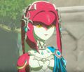 Mipha watching the ceremony