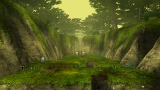 Sacred Forest Meadow screenshot from Ocarina of Time 3D