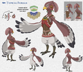 Concept art of a Rito woman from Creating a Champion