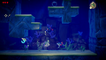 A promotional screenshot of Zelda fighting with the Echo of a Tangler Lv. 2