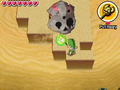 Link trapping Skeldritch with the Sand Wand from Spirit Tracks
