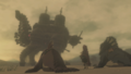 Riju facing Divine Beast Vah Naboris