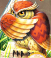 Artwork of the Owl from the 50th issue of Nintendo Power