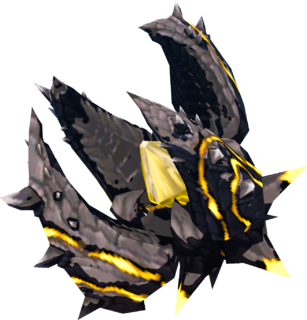 Gleeok Thunder Horn model from Tears of the Kingdom