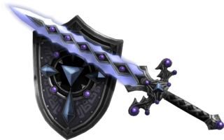 Darkmagic Sword render from Hyrule Warriors Legends