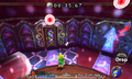 Link playing Bombchu Gallery from Majora's Mask 3D