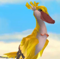 The golden Loftwing from the Wing Ceremony from Skyward Sword