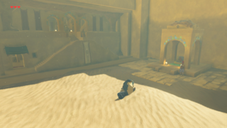 Palace Courtyard screenshot from Breath of the Wild