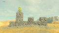 One of the Koroks found at Spectacle Rock from Breath of the Wild