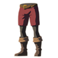 Trousers of the Wild with Crimson Dye from Breath of the Wild