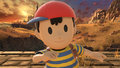 Ness in the Bridge of Eldin Stage from Super Smash Bros. Ultimate