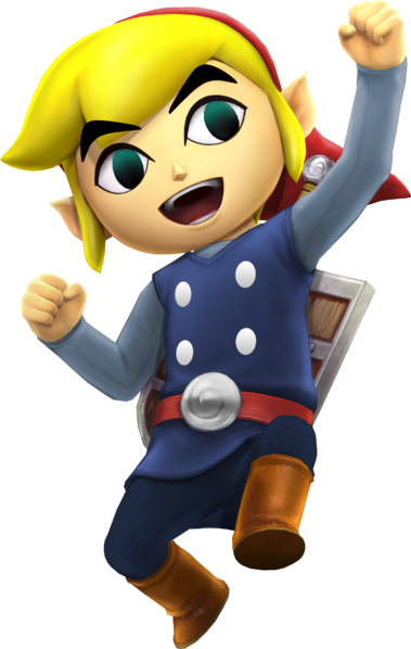 File:HWL Toon Link PH&ST Standard Outfit Artwork.png